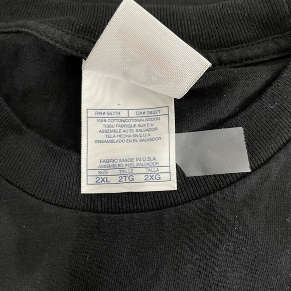 Vintage Deer “A Hunters Nightmare” men black Camo graphic t-shirt size 2XL - Picture 7 of 7